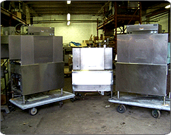 Hobart dishwashers and conveyor